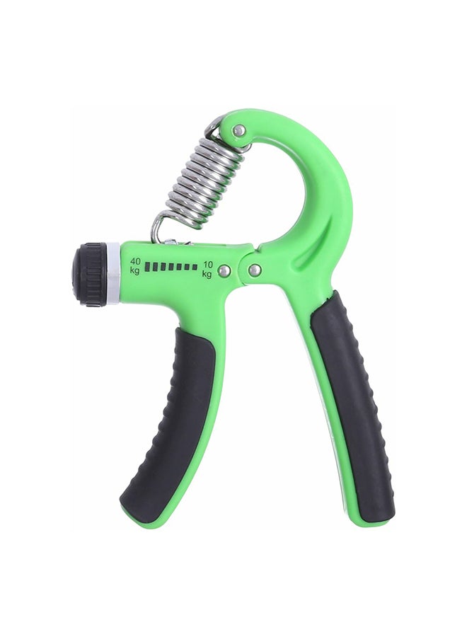 RX Adjustable Resistance Hand Grip Green Black 8 x 18 x 2cm - Image 1